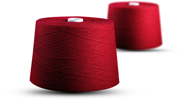 염색 된 폴리 에스테르 원사